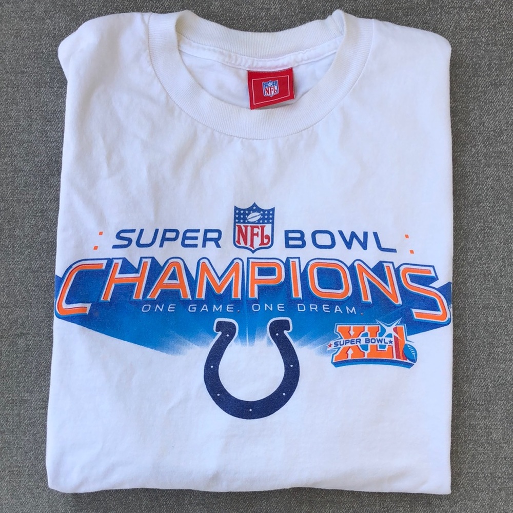 NFL Super Bowl XLI Colts vs Bears Vintage T-Shirt
